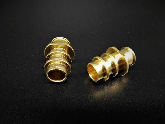 Conector de cobre amarillo del metal del CNC del prototipo que trabaja a máquina de cobre amarillo para las piezas de la herramienta de aire