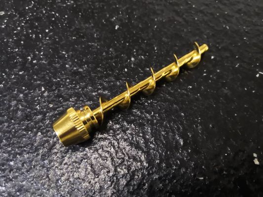 Piezas de torneado médicas del CNC de Aixs del metal que trabajan a máquina cuatro