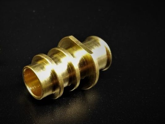 Conector de cobre amarillo del metal del CNC del prototipo que trabaja a máquina de cobre amarillo para las piezas de la herramienta de aire