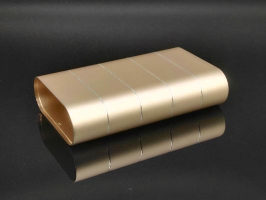 Piezas que muelen anodizadas de oro del CNC de exterior eléctrico del cigarrillo electrónico