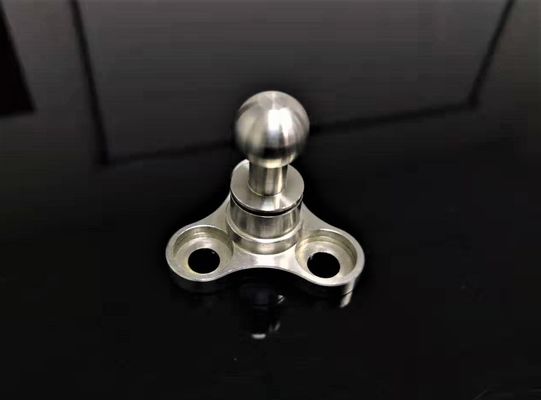 El espacio aéreo del soporte del prototipo trabajado a máquina parte el material de aluminio del acero inoxidable